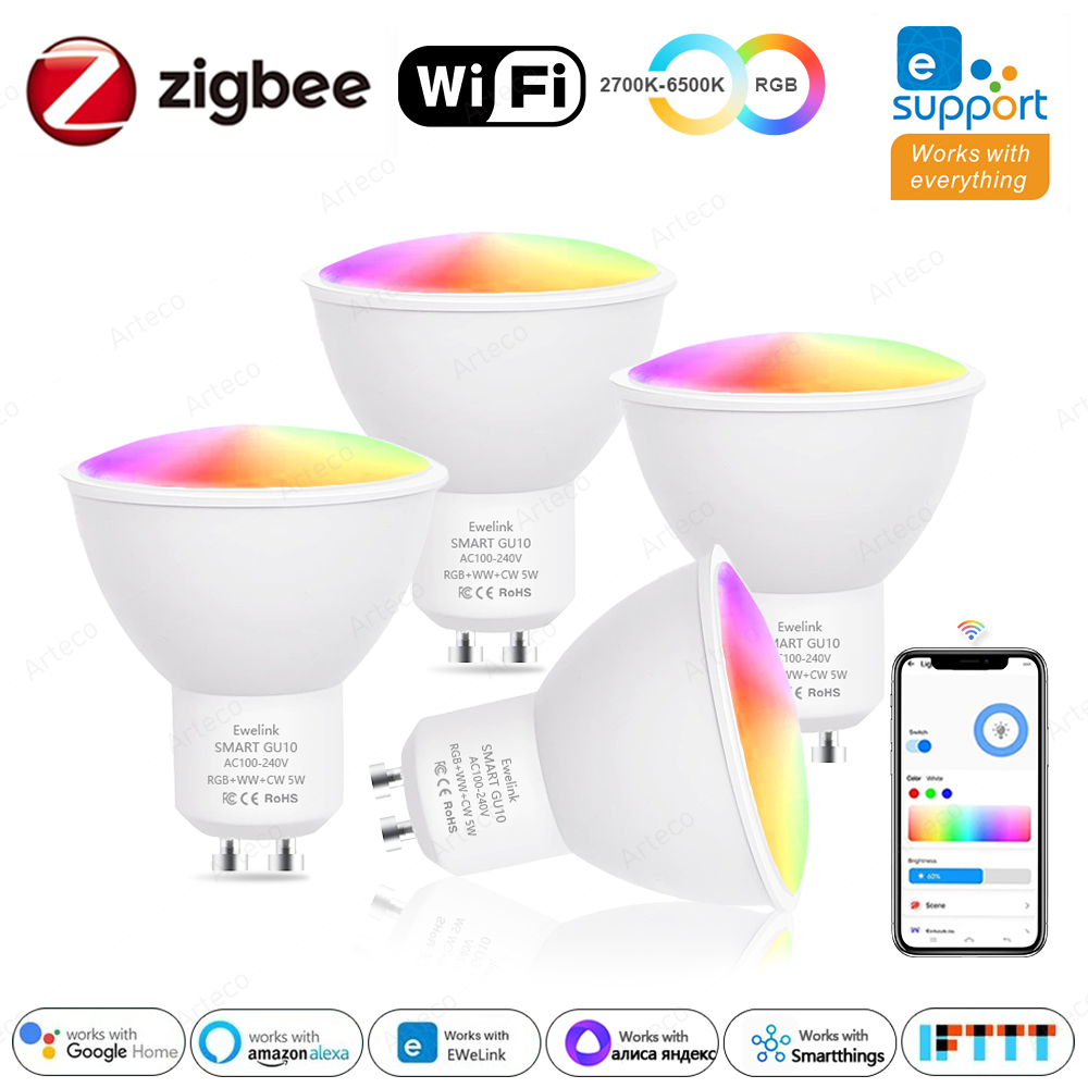 Philips Bulb Hue - Ewelink GU10 Zigbee LED Ampuller WiFi