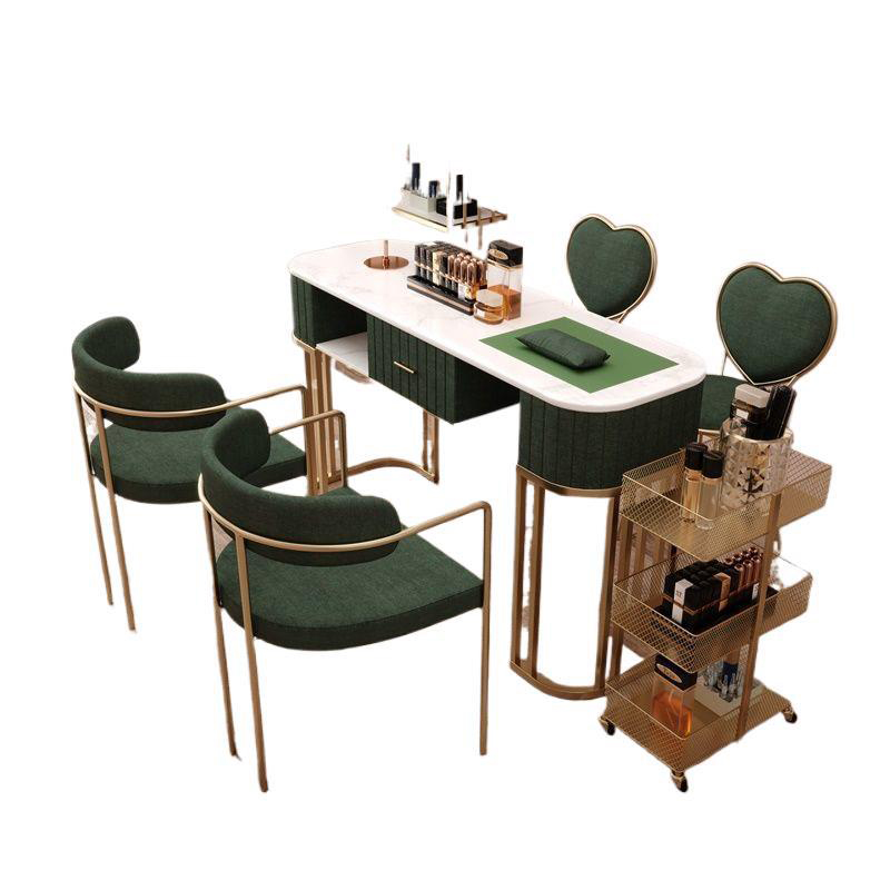 Interior Design Nail Salon - İç Mekan Tasarımı Lüks Teknisyen Salonu