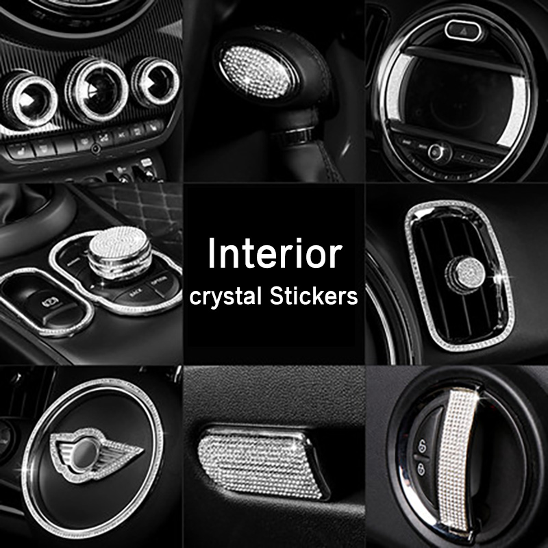 Interior Design Mood Board - Araba iç dekoratif alüminyum alaşım kristal