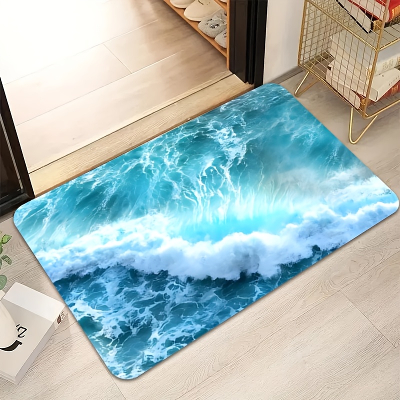 Interior Design Your Home - Okyanus Dalgası Paspas - Rahatlatıcı Ev