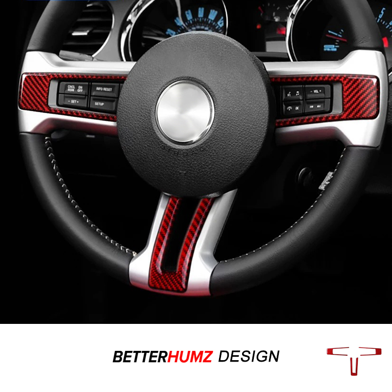 Interior Design Mood Board - Ford Mustang 2009-2013 için Karbon Fiber