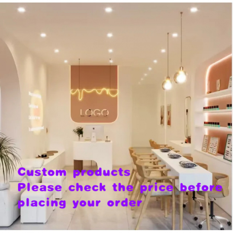Interior Design Nail Salon - custom.Funroad Tırnak Spa'sı 3D İç Tasarım