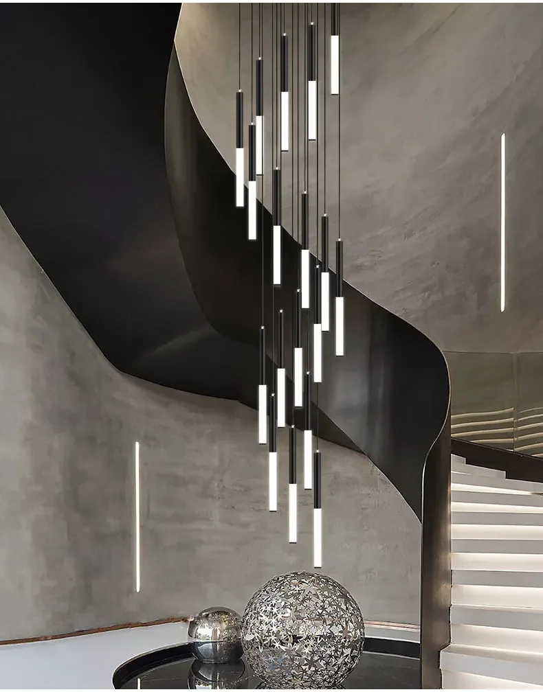 Modern LED Yaratıcı Siyah Yuva - Interior Design Youtube incelemesi ve fiyatı