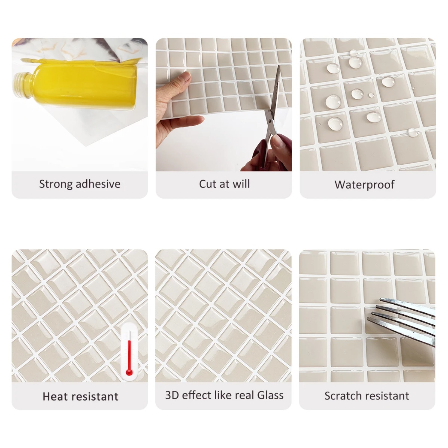 10 Sayfa 10x10in Su Geçirmez D - Wall Panel 3D Texture incelemesi ve fiyatı