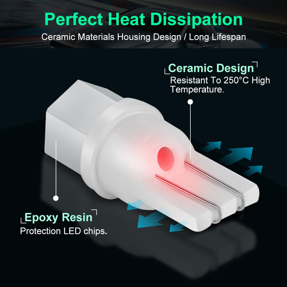 10 adet Seramik T10 W5W LED Am - Interior Design Elements incelemesi ve fiyatı