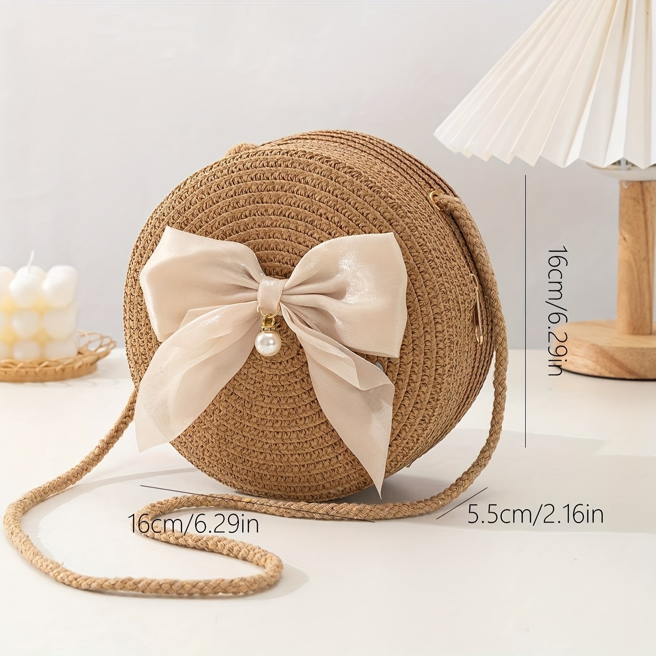 Zarif Yuvarlak Hasır Crossbody - Interior Design Style incelemesi ve fiyatı