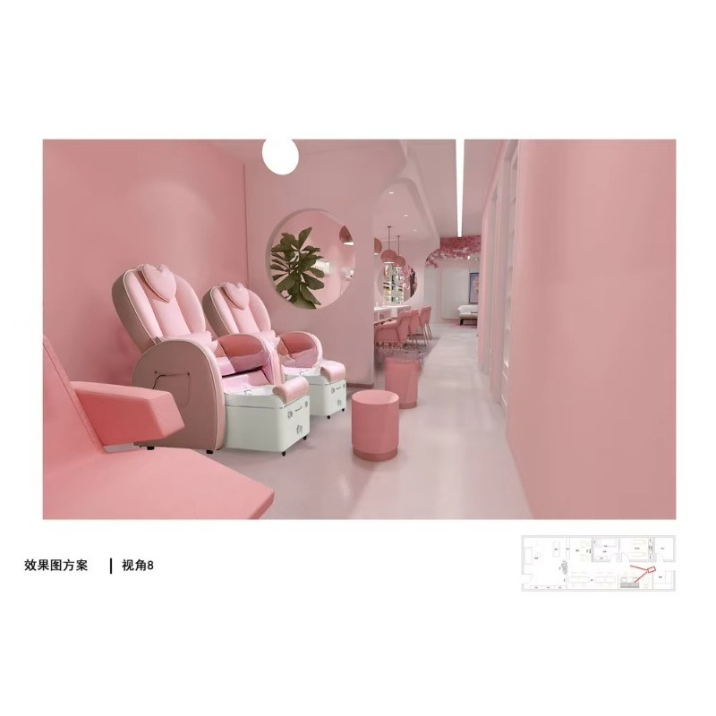 Tırnak Salonu İçin Özel Modern - Interior Design Nail Salon incelemesi ve fiyatı