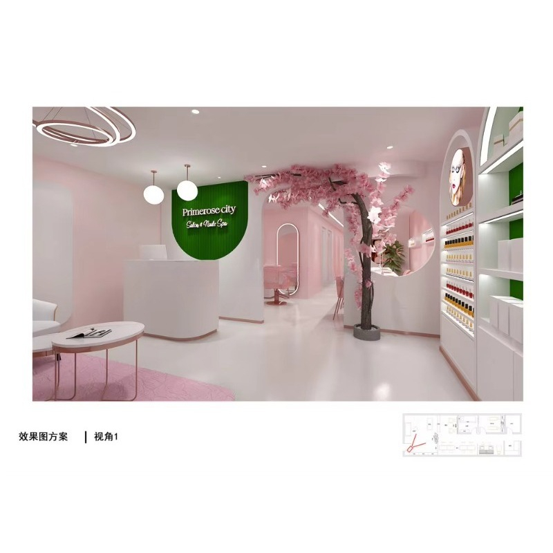 Tırnak Salonu İçin Özel Modern - Interior Design Nail Salon incelemesi ve fiyatı