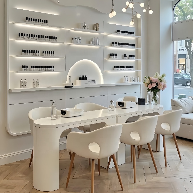 MS Display Bej Krem Beyaz Özel - Interior Design Nail Salon incelemesi ve fiyatı