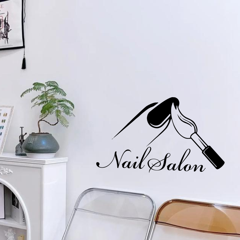 Tırnak Salonu Duvar Çıkartması - Interior Design Nail Salon incelemesi ve fiyatı