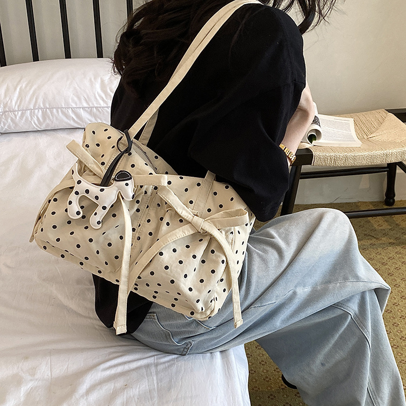 Yeni Moda Puantiyeli Tote Çant - Interior Design Style incelemesi ve fiyatı