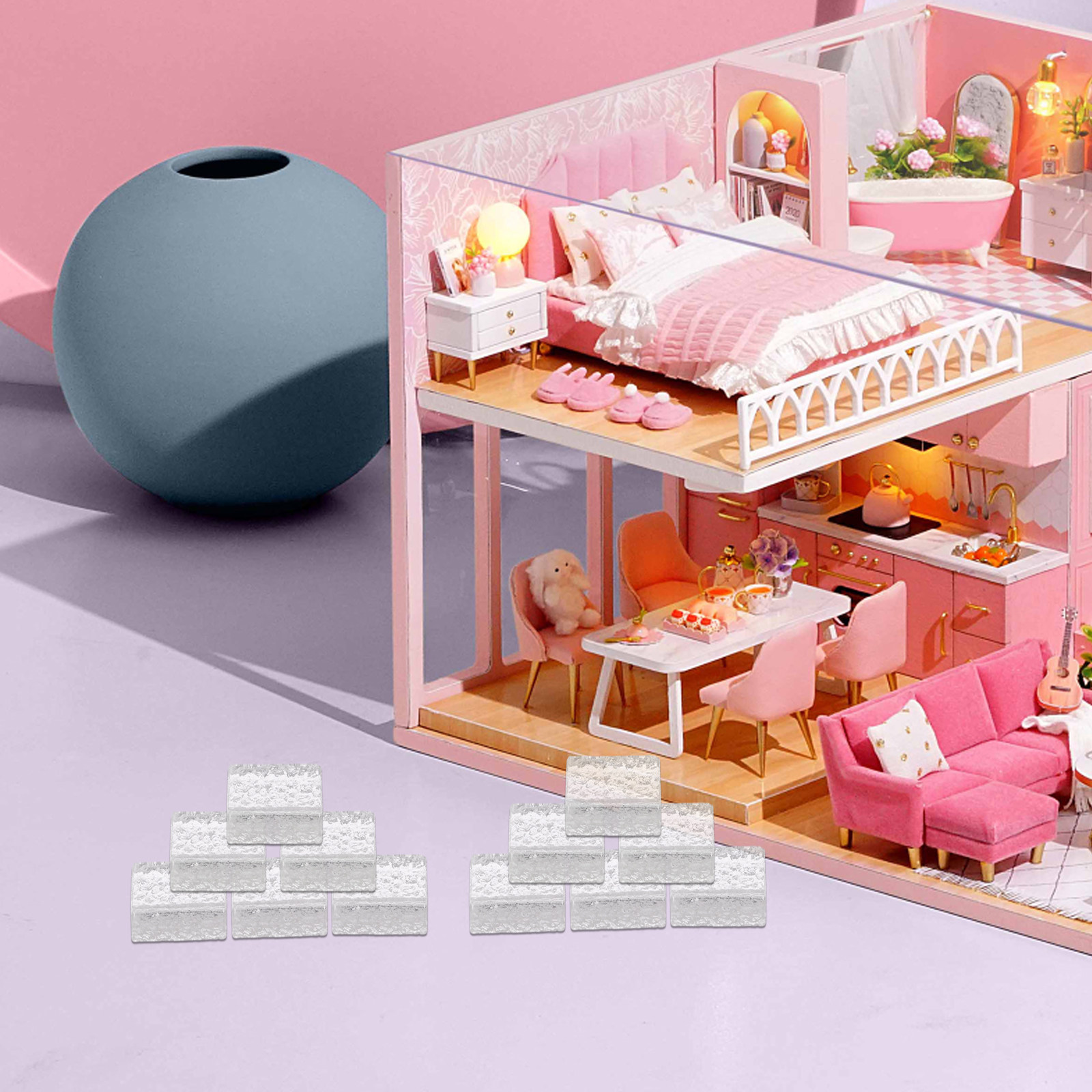 20 adet kristal cam Mini tuğla - Interior Design Elements incelemesi ve fiyatı