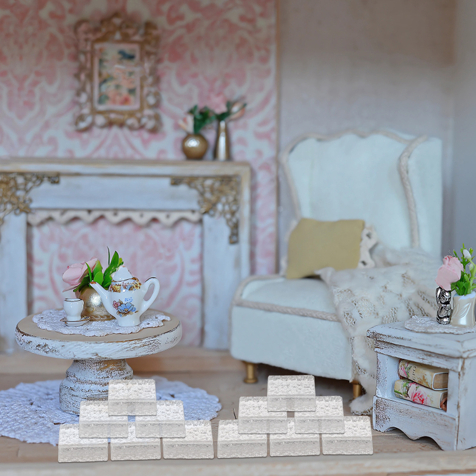 20 adet kristal cam Mini tuğla - Interior Design Elements incelemesi ve fiyatı